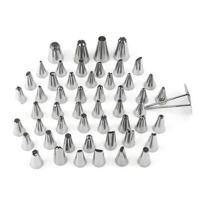 Piping Tips Stainless Steel Toxic Free Rust Proof Cake Decorating Nozzles for Home Baking