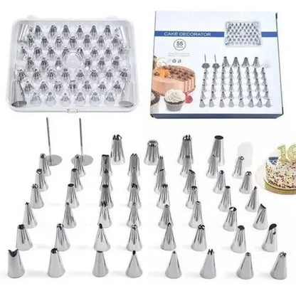 Piping Tips Stainless Steel Toxic Free Rust Proof Cake Decorating Nozzles for Home Baking