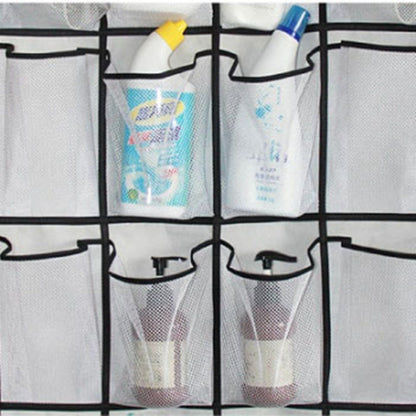 Over The Door Shoe Organizer Hanging Storage Bag Shoe Storage Door Hanger with 24 Mesh Pockets