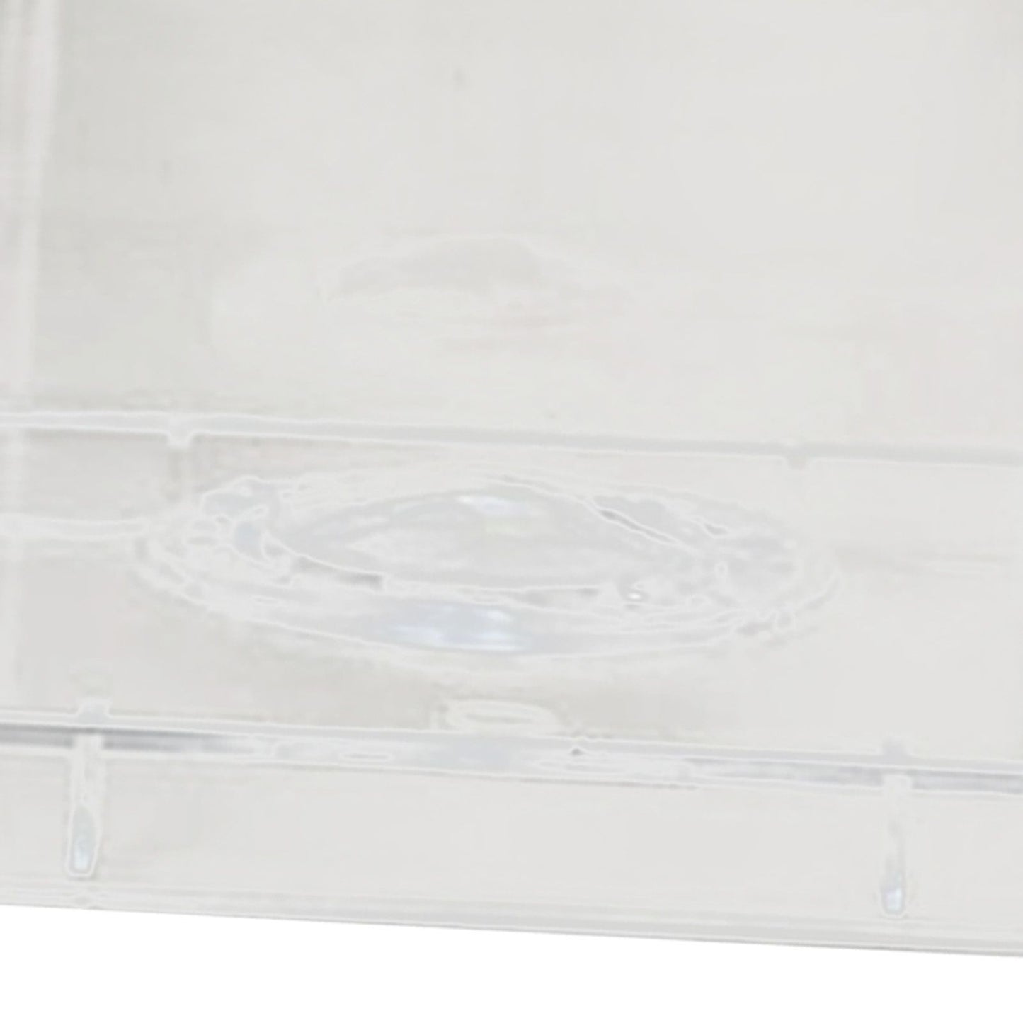 Clear Money Saving Bank Building Block Design Rectangular Transparent Coin Saving Box for Kids Boys Girls White 8.9x8.9x9.2cm / 3.5x3.5x3.6in