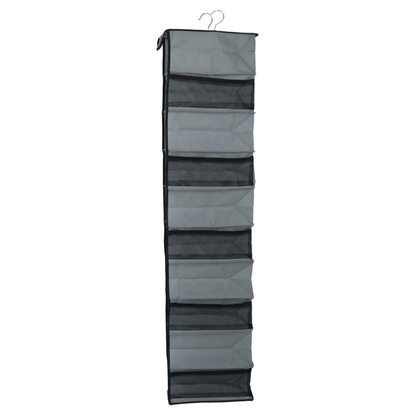 10 Layers Wardrobe Hanging Storage Bag Strong Load Bearing Multilayer Hanging Storage Bag for Shoes Hat Underwear