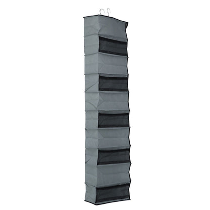 10 Layers Wardrobe Hanging Storage Bag Strong Load Bearing Multilayer Hanging Storage Bag for Shoes Hat Underwear