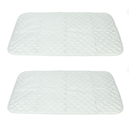 2pcs Magnetic Ironing Mat Heat Resistant Ironing Blanket Portable Ironing Board Washer Dryer Replacement Cover