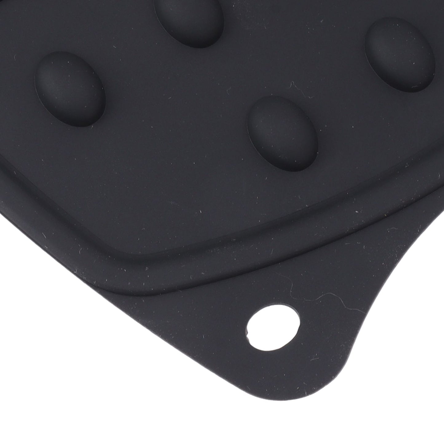 2Pcs Silicone Iron Rest Pad Durable Impact Resistant Heat Resistant Iron Mat for Ironing Boards Irons Black