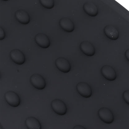 2Pcs Silicone Iron Rest Pad Durable Impact Resistant Heat Resistant Iron Mat for Ironing Boards Irons Black