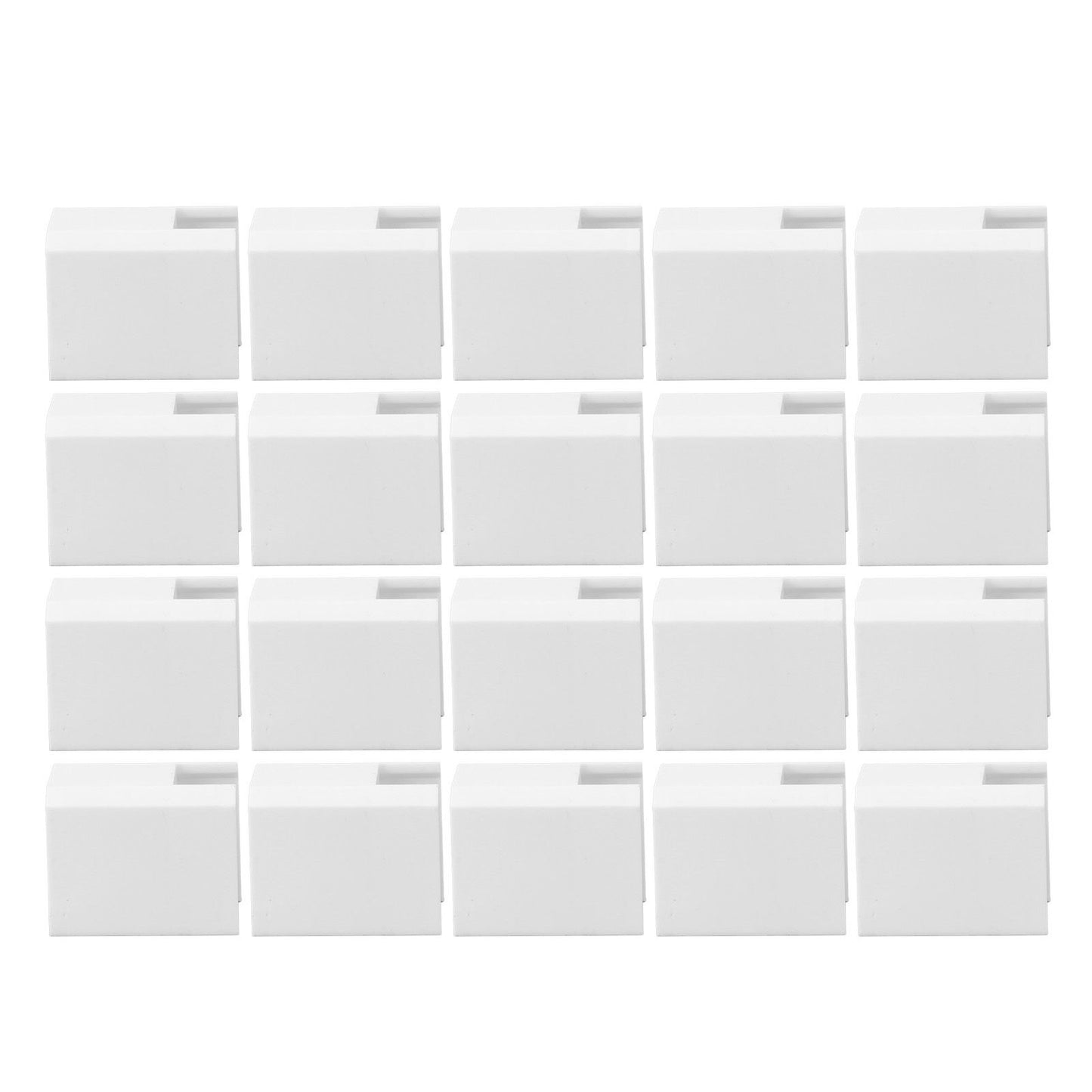 20Pcs Sliding Door Window Lock Stop Block Plastic Limit Safe Non Collision Accessories Short
