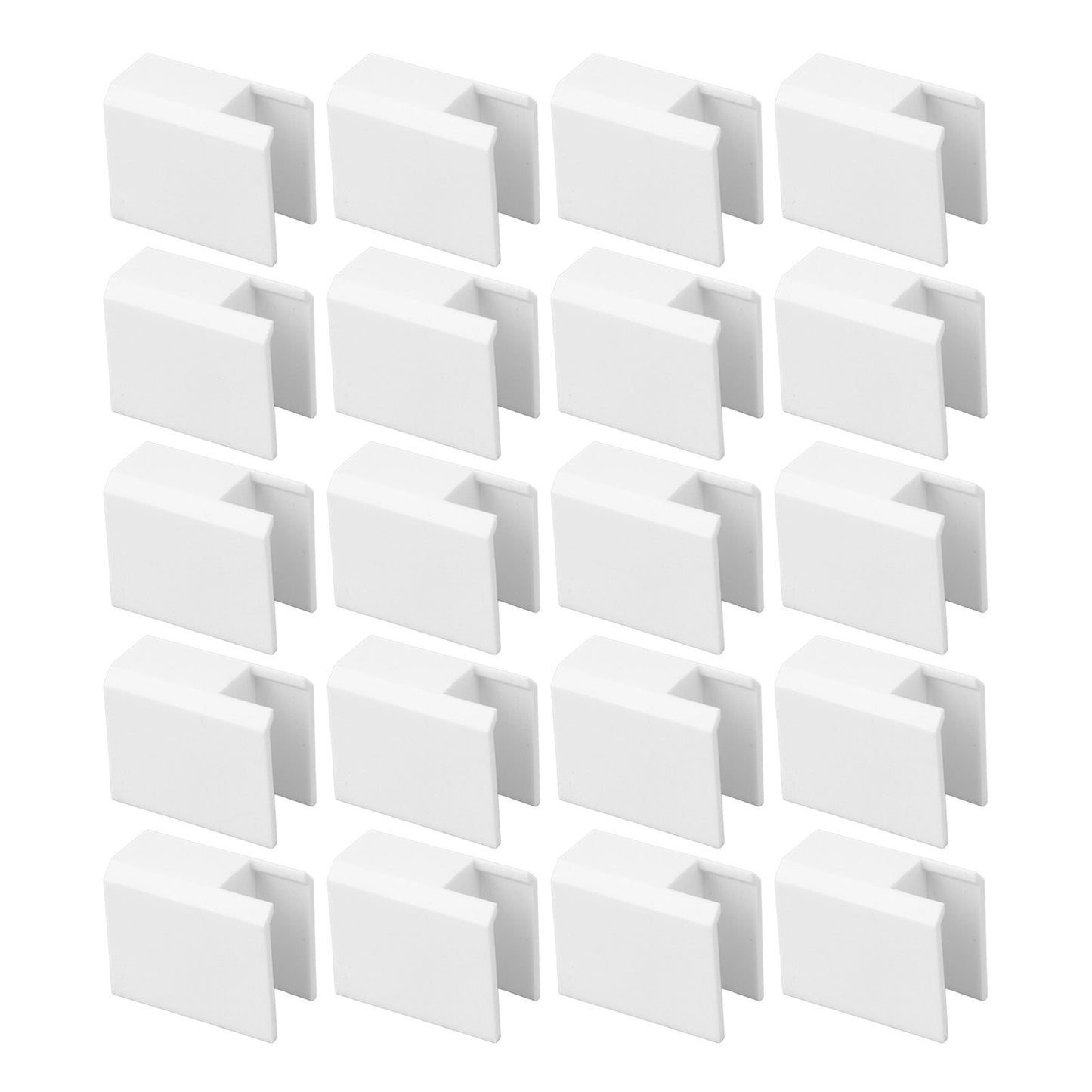 20Pcs Sliding Door Window Lock Stop Block Plastic Limit Safe Non Collision Accessories Short