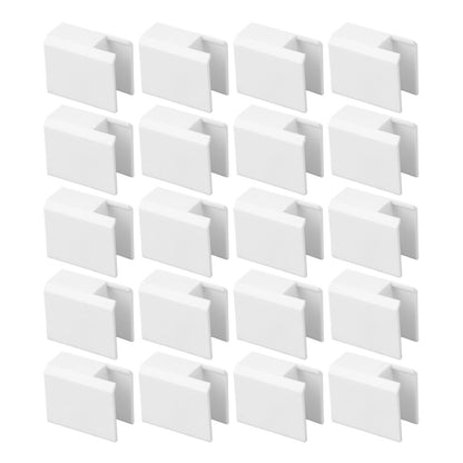 20Pcs Sliding Door Window Lock Stop Block Plastic Limit Safe Non Collision Accessories Short
