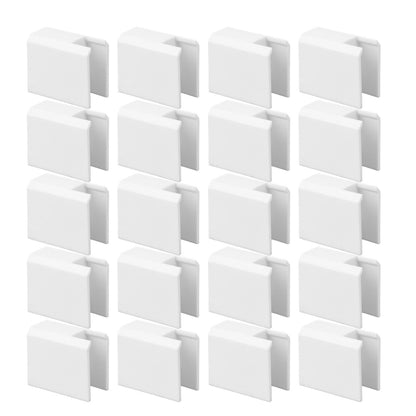 20Pcs Sliding Door Window Lock Stop Block Plastic Limit Safe Non Collision Accessories Short
