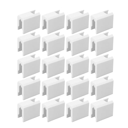 20Pcs Sliding Door Window Lock Stop Block Plastic Limit Safe Non Collision Accessories Short