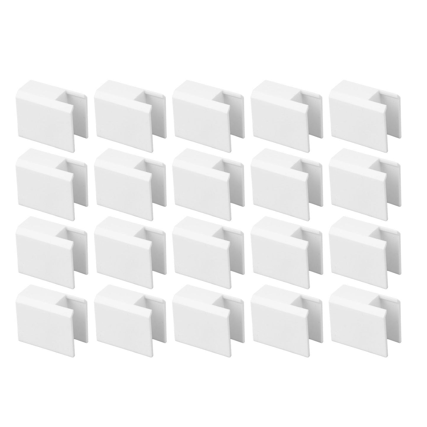 20Pcs Sliding Door Window Lock Stop Block Plastic Limit Safe Non Collision Accessories Short