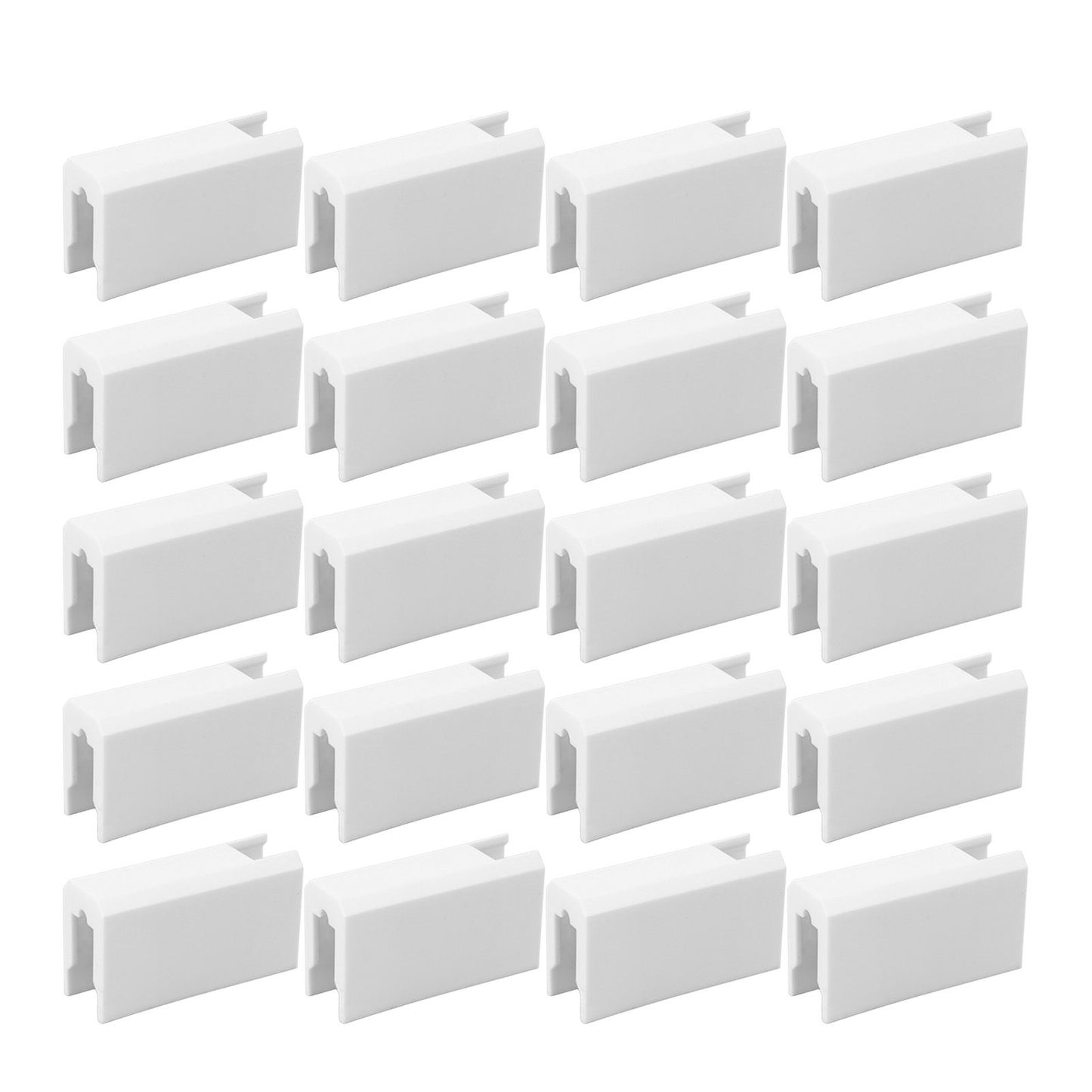 20Pcs Sliding Door Window Lock Stop Block Plastic Limit Safe Non Collision Accessories Long