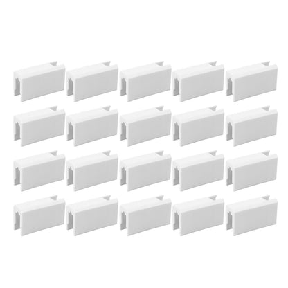 20Pcs Sliding Door Window Lock Stop Block Plastic Limit Safe Non Collision Accessories Long