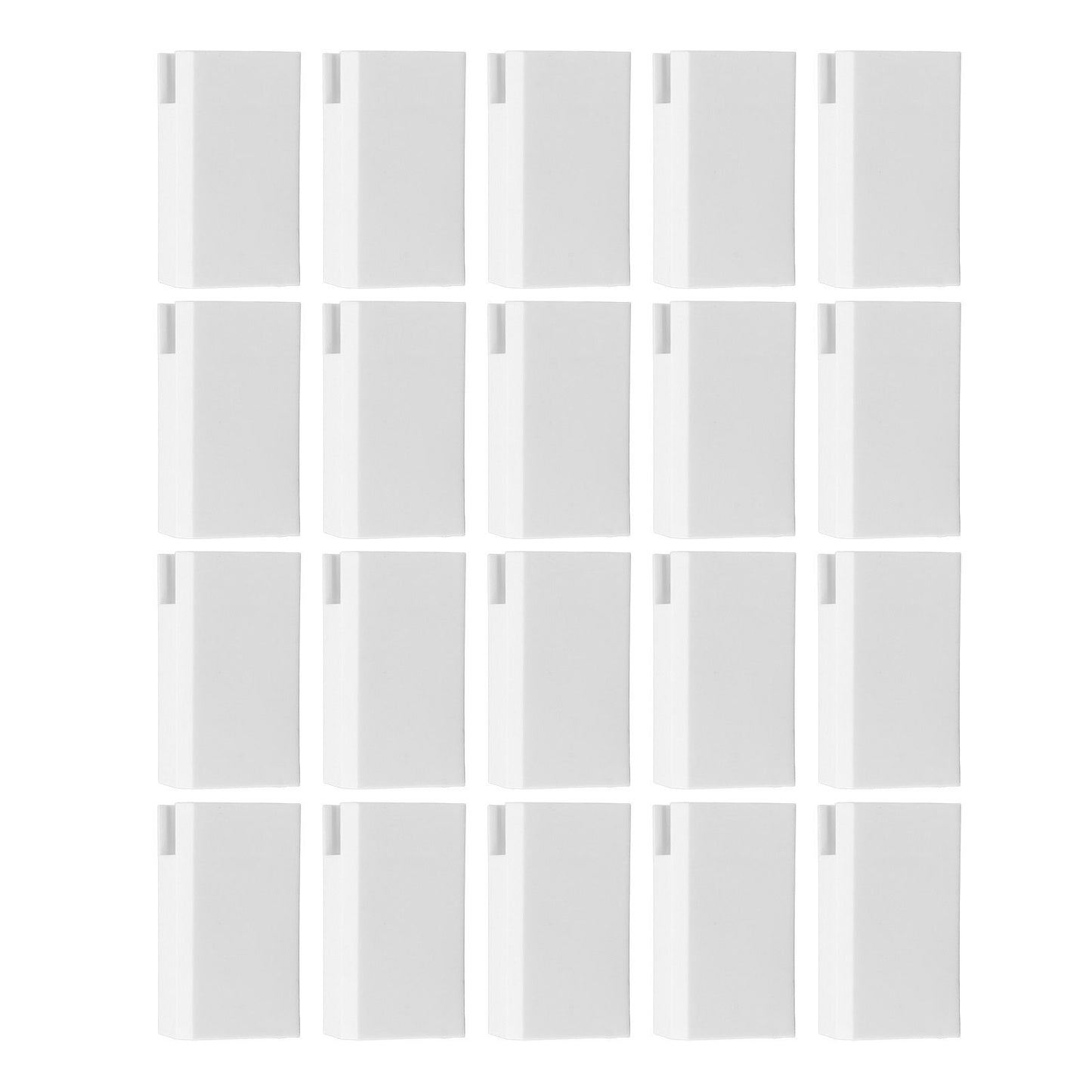 20Pcs Sliding Door Window Lock Stop Block Plastic Limit Safe Non Collision Accessories Long