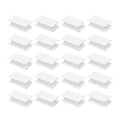 20Pcs Sliding Door Window Lock Stop Block Plastic Limit Safe Non Collision Accessories Long