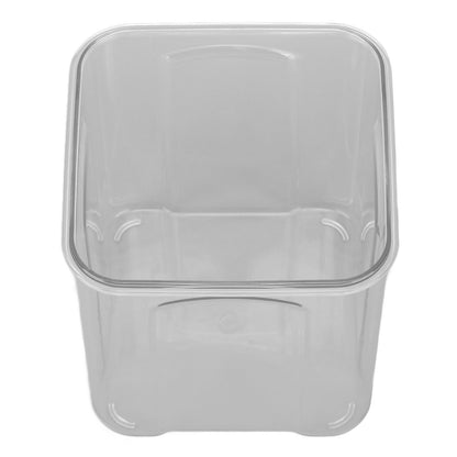 Airtight Food Storage Container Clear Food Storage Jar with Bamboo Lid for Noodles Flour Cereal Rice Tea Coffee Beans 900ml 10.7x11cm / 4.2x4.3in