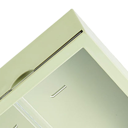 Wall Mounted Showcase Blind Box Figures Display Case Handicraft Storage Display Rack Dust Proof Doll Toy Storage Box Avocado Green