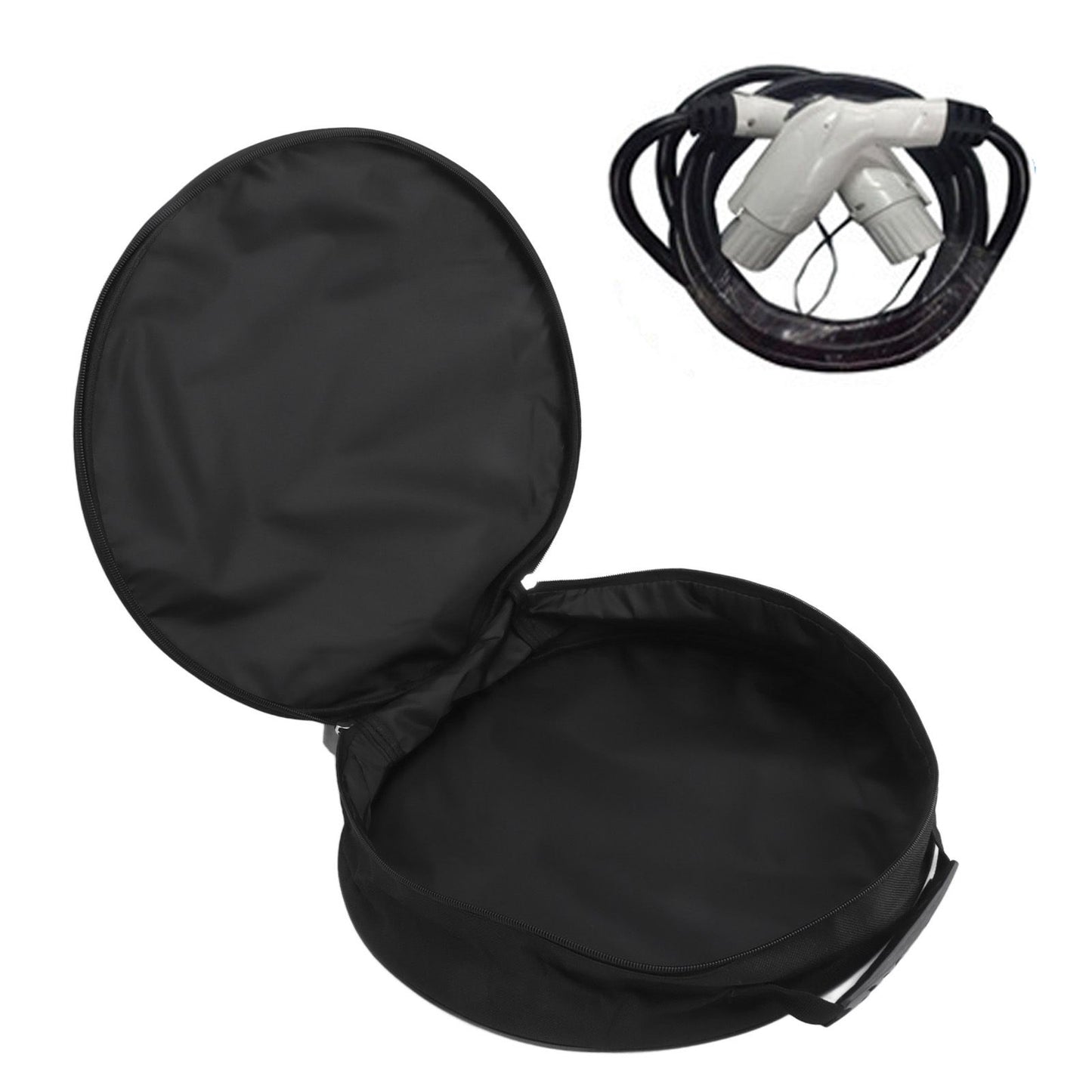 Cable Bag Waterproof Flame Retardant Heavy Duty Cable Management Storage Bag with Sturdy Carrying Handle Round