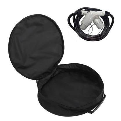 Cable Bag Waterproof Flame Retardant Heavy Duty Cable Management Storage Bag with Sturdy Carrying Handle Round