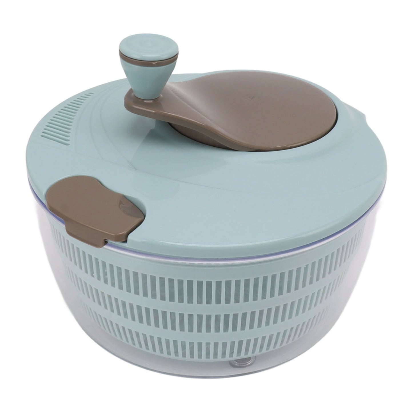 Salad Spinner Plastic Time Saving Fast Mixing Washable Rotatable Veggie Washer for Kitchen Blue