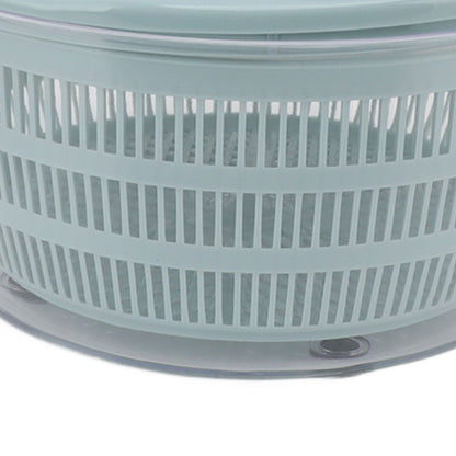 Salad Spinner Plastic Time Saving Fast Mixing Washable Rotatable Veggie Washer for Kitchen Blue