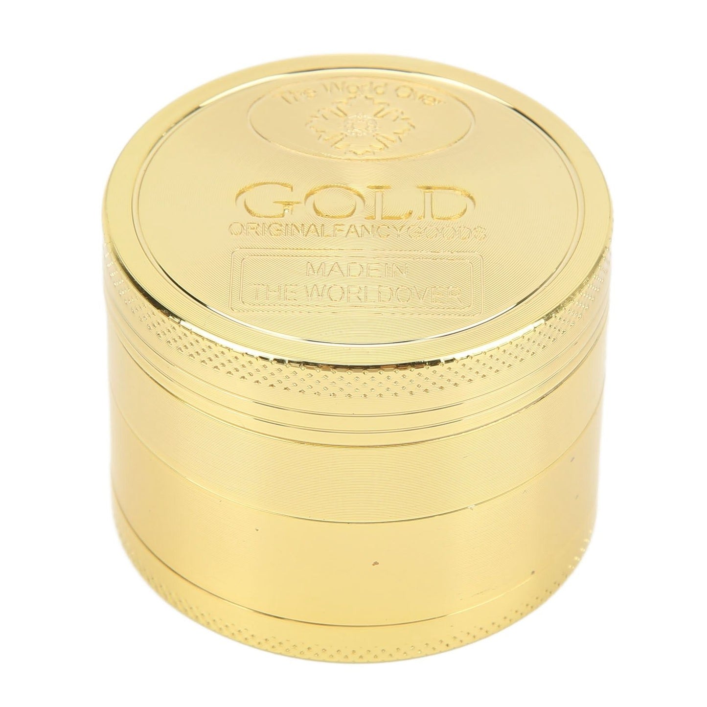 Manual Spice Grinder 4 Layers Aluminum Alloy Magnetic Lid Small Light Hand Spice Grinder for Tobacco Home Travel 50MM
