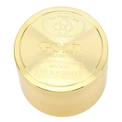 Manual Spice Grinder 4 Layers Aluminum Alloy Magnetic Lid Small Light Hand Spice Grinder for Tobacco Home Travel 50MM