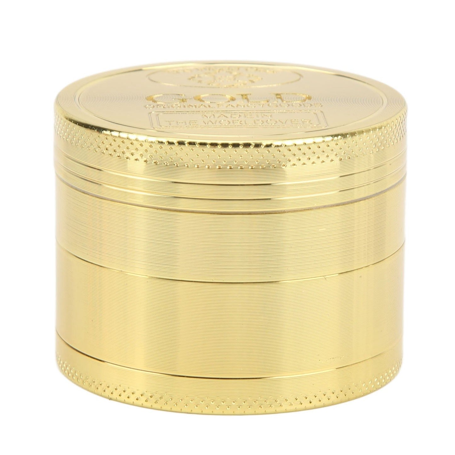 Manual Spice Grinder 4 Layers Aluminum Alloy Magnetic Lid Small Light Hand Spice Grinder for Tobacco Home Travel 50MM