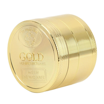 Manual Spice Grinder 4 Layers Aluminum Alloy Magnetic Lid Small Light Hand Spice Grinder for Tobacco Home Travel 50MM