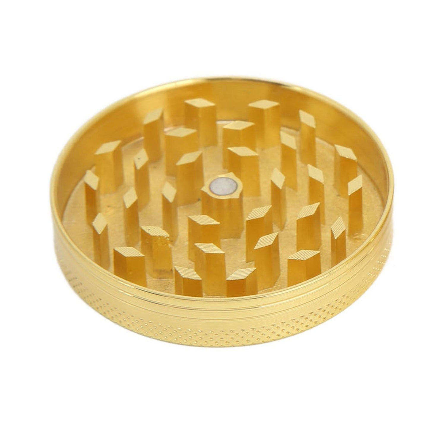 Manual Spice Grinder 4 Layers Aluminum Alloy Magnetic Lid Small Light Hand Spice Grinder for Tobacco Home Travel 50MM