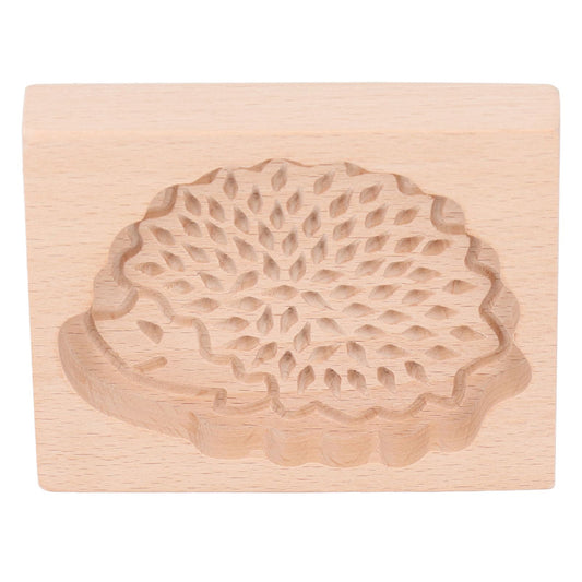 Animal Cookie Mold Lovely Vivid Wooden Biscuit Press Stamp Easy Demoulding Smoothly Cookie Mold Hedgehog