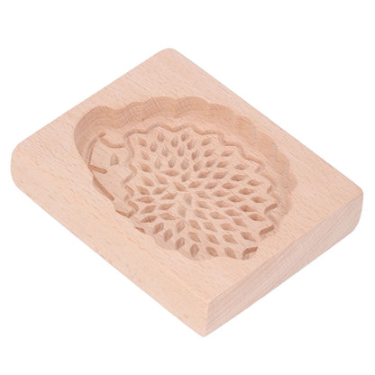 Animal Cookie Mold Lovely Vivid Wooden Biscuit Press Stamp Easy Demoulding Smoothly Cookie Mold Hedgehog