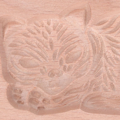 Animal Cookie Mold Lovely Vivid Wooden Biscuit Press Stamp Easy Demoulding Smoothly Cookie Mold Cat