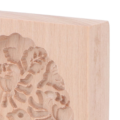 Animal Cookie Mold Lovely Vivid Wooden Biscuit Press Stamp Easy Demoulding Smoothly Cookie Mold Titmouse