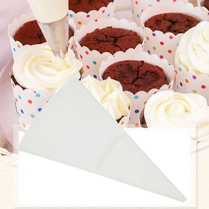300pcs Piping Bags Disposable Thickened Food Grade Plastic Pastry Bags for Cake Cupcake Decorating S