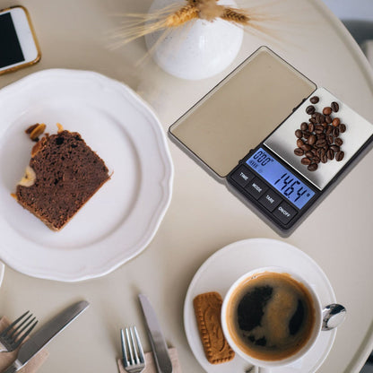 Small Coffee Scale Sensitive Accurate 1000g 0.1g Digital Pocket Coffee Scale with Timer Tare Function