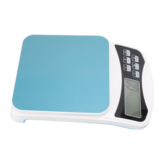 White Electric Kitchen Food Baking Scale 0.1g High Accuracy ABS Electronic Flat Food Weighing Scale