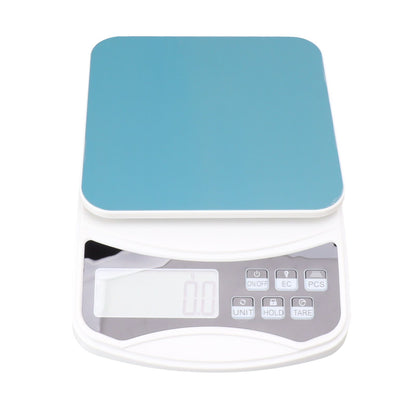 White Electric Kitchen Food Baking Scale 0.1g High Accuracy ABS Electronic Flat Food Weighing Scale