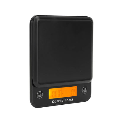 Coffee Scale Kitchen Electronic LCD Display Automatic Timing for Food Baking 0.1g 3kg