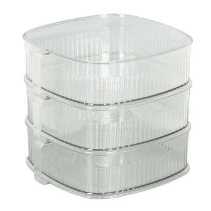 Transparent Dish Dust Cover Dustproof Multi Layer Dish Cover Multifunctional Food Cover 3 Layer