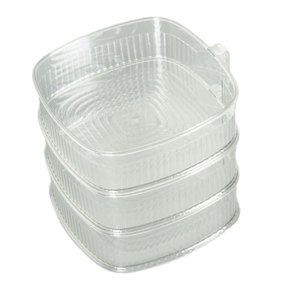 Transparent Dish Dust Cover Dustproof Multi Layer Dish Cover Multifunctional Food Cover 3 Layer