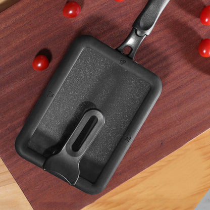 Rectangle Glass Pot Cover Thickened Standable Visible Silicone Rectangle Pan Lid Black 15 X 18cm / 5.9 X 7.1in