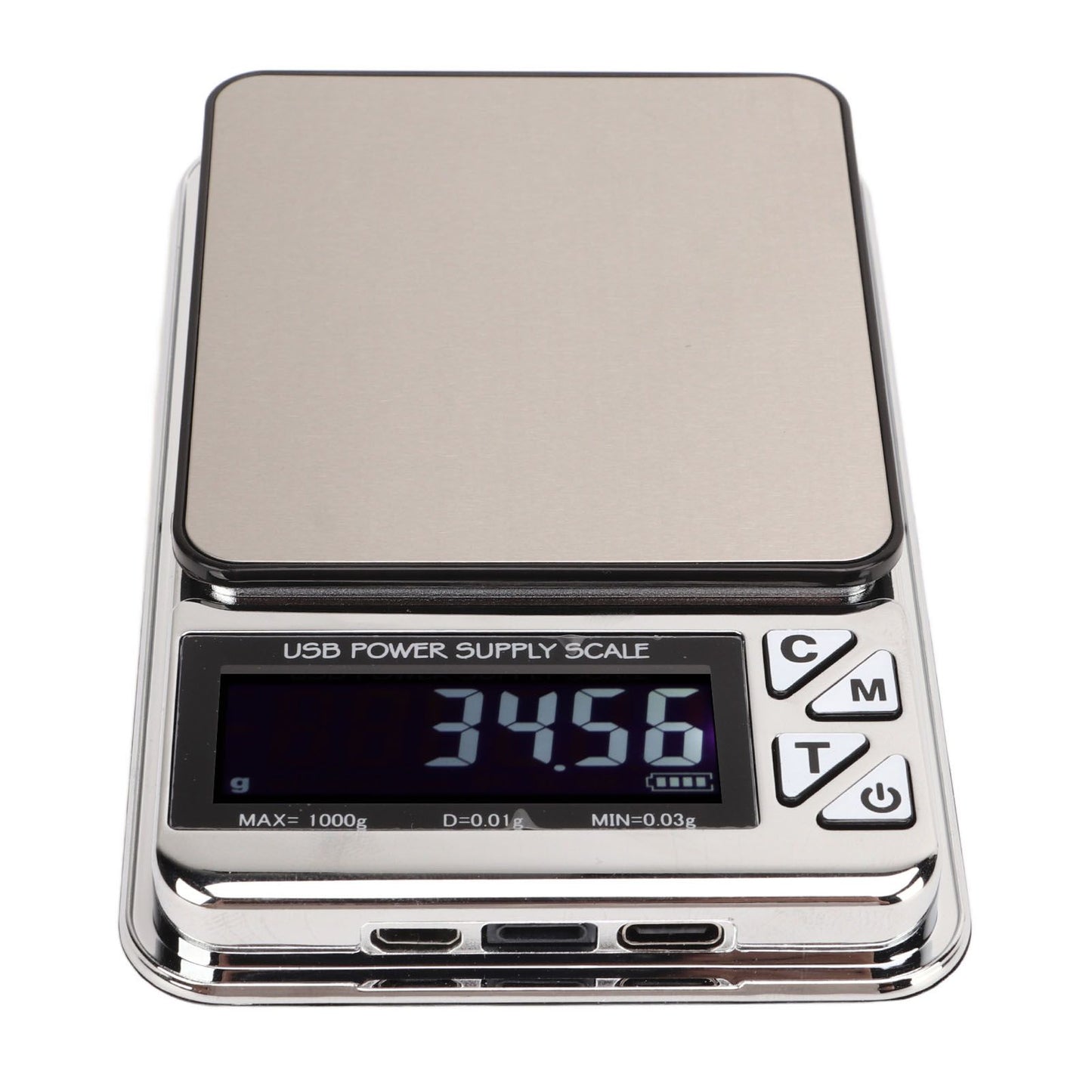 USB Electric Jewelry Flat Weighing Scale Electronic Kitchen Food Coffee Weighing Scale 200mAh