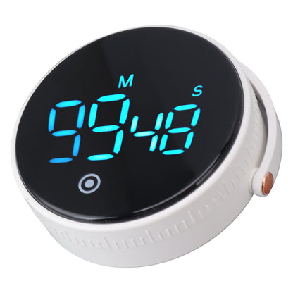 Digital Kitchen Timer Magnetic Large LED Display Countdown Timer for Cooking Classroom Fitness White