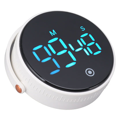 Digital Kitchen Timer Magnetic Large LED Display Countdown Timer for Cooking Classroom Fitness White