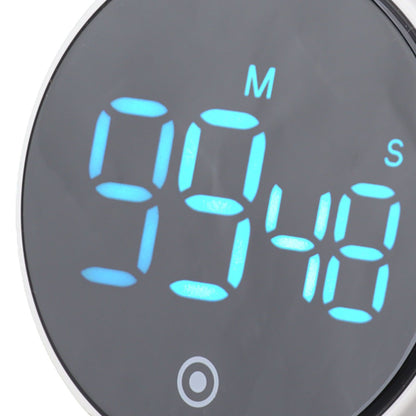 Digital Kitchen Timer Magnetic Large LED Display Countdown Timer for Cooking Classroom Fitness White