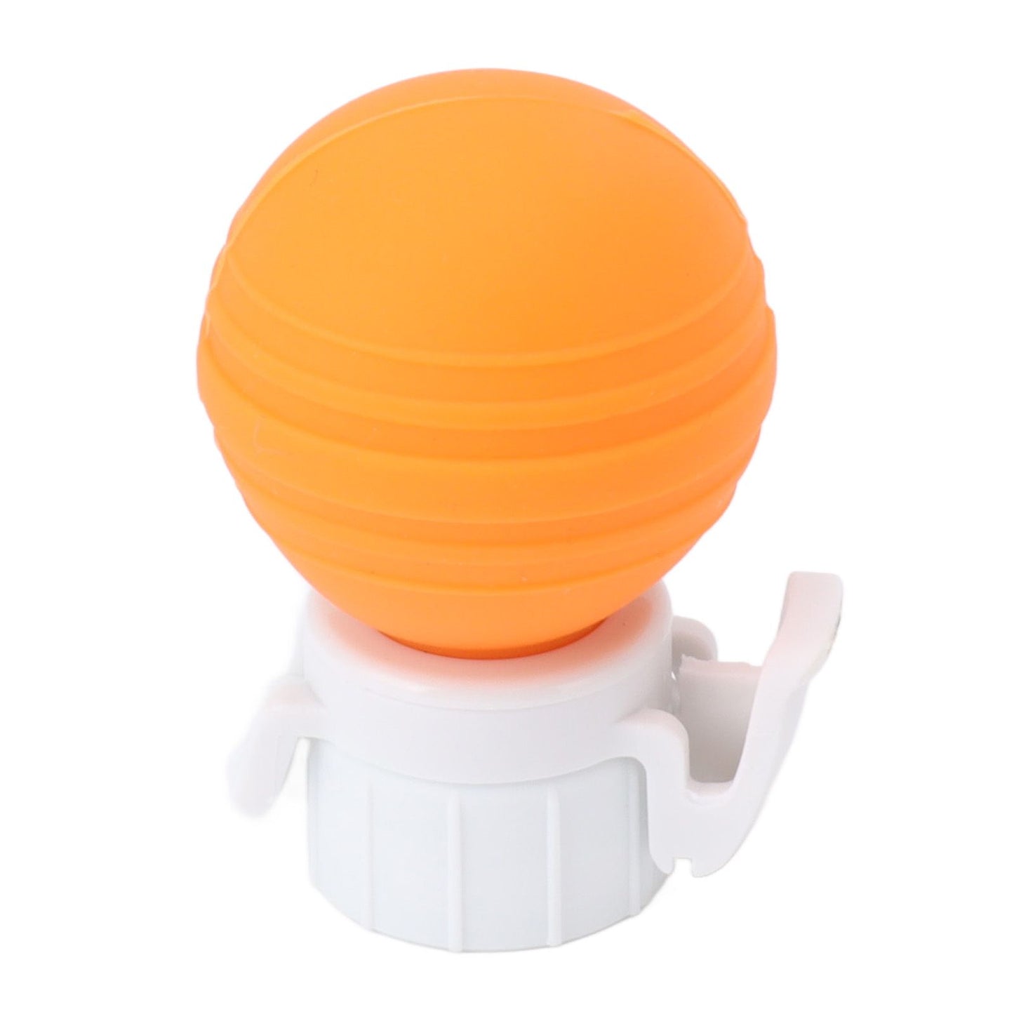 Soda Bottle Lid Silicone Leak Proof Carbonated Drink Air Pump Lid Fizz Keeper Pump Cap Saver Stopper Lids Orange