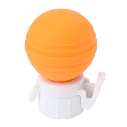 Soda Bottle Lid Silicone Leak Proof Carbonated Drink Air Pump Lid Fizz Keeper Pump Cap Saver Stopper Lids Orange