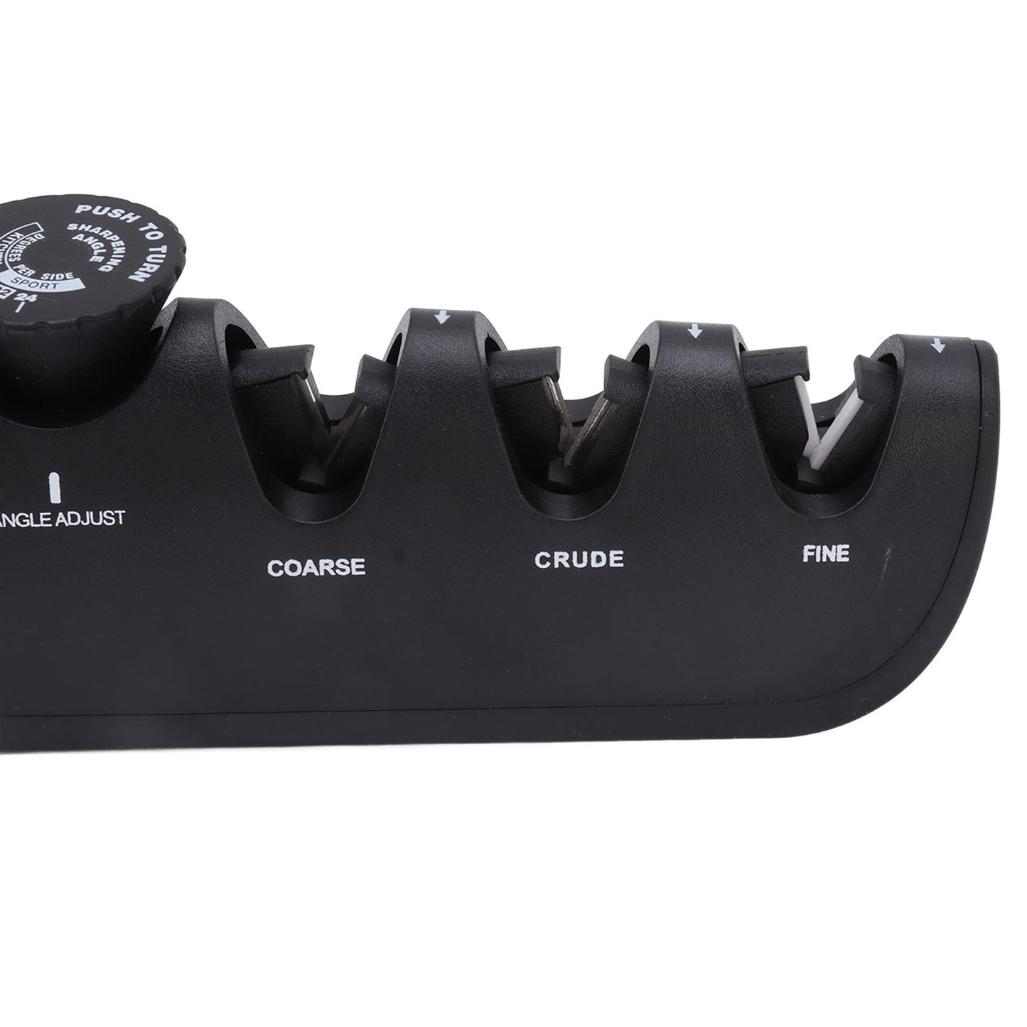 Adjustable Knife Sharpener 4 in 1 Black Sharp Adjustable Kitchen Knife Sharpener for Home Restaurant