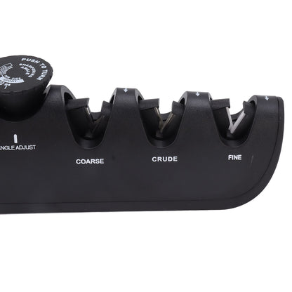 Adjustable Knife Sharpener 4 in 1 Black Sharp Adjustable Kitchen Knife Sharpener for Home Restaurant